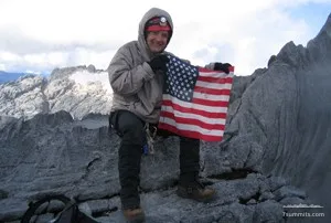 Carstensz Pyramid: On the summit of Carstensz Pyramid, 14 May 2006