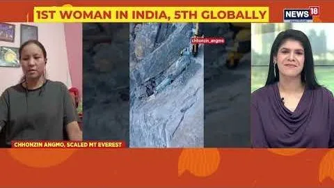 Still from the video: She Lost Her Sight At 8, Then Conquered Mount Everest! | Chhonzin Angmo’s | #TheBreakfastClub