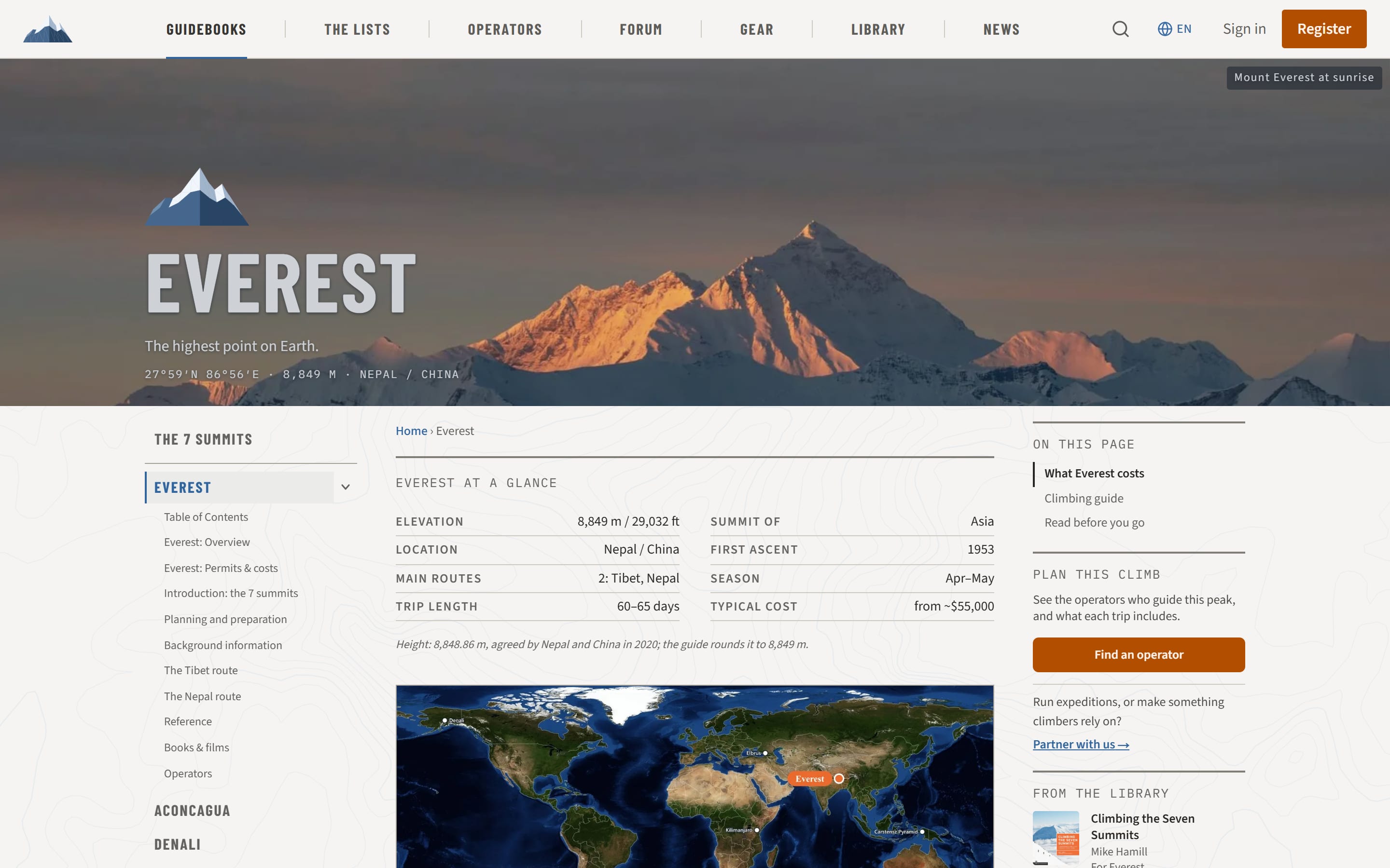 The Everest guide